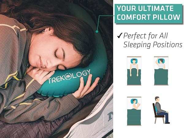Trekology Aluft 2.0 Small Inflatable Camp Pillow — view 2 of 4