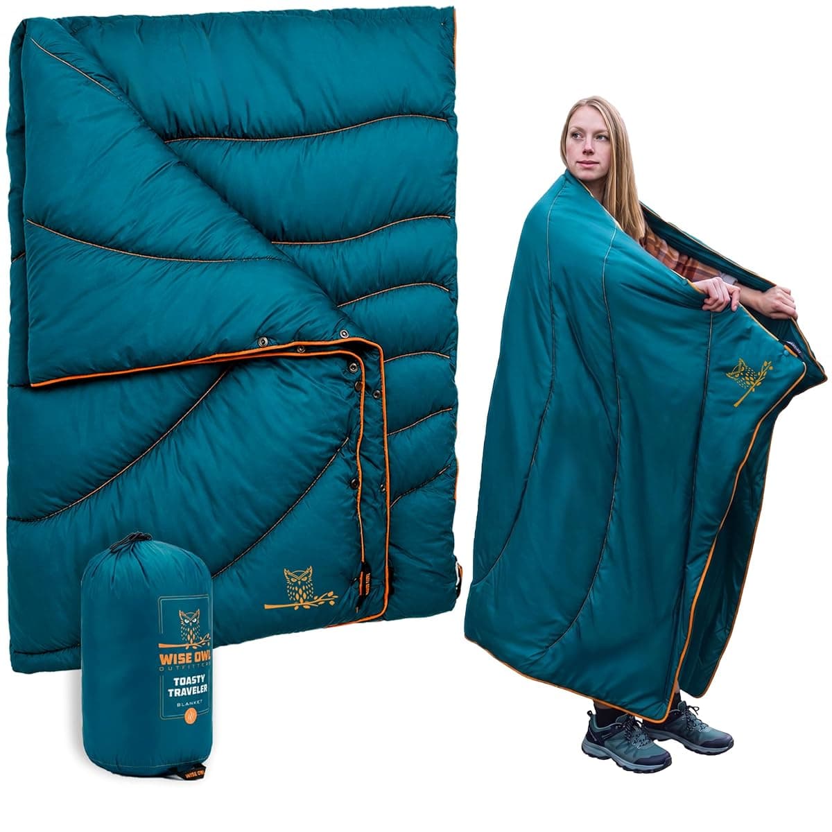 Wise Owl Outfitters Insulated Camp Blanket