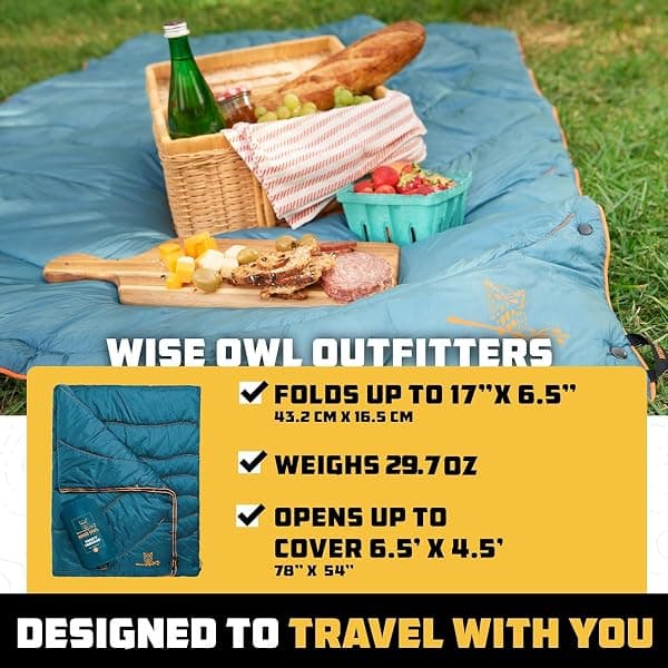 Wise Owl Outfitters Insulated Camp Blanket — view 2 of 4