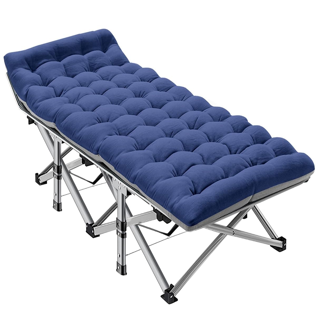Aboron Folding Camping Cot, 28 in Wide, Aquamarine