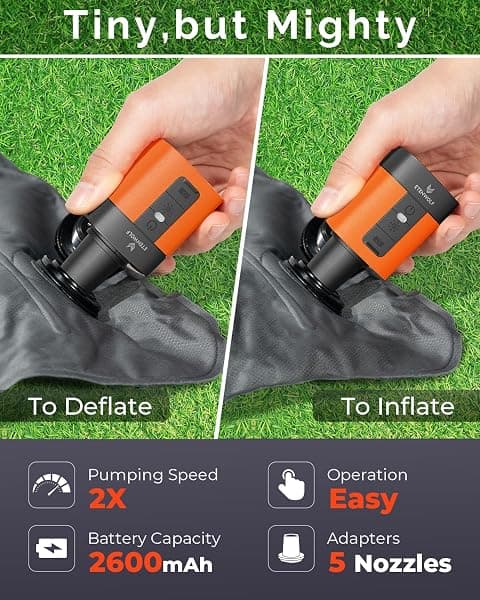 Etenwolf Air 3 Rechargeable Pump with Light — view 2 of 4
