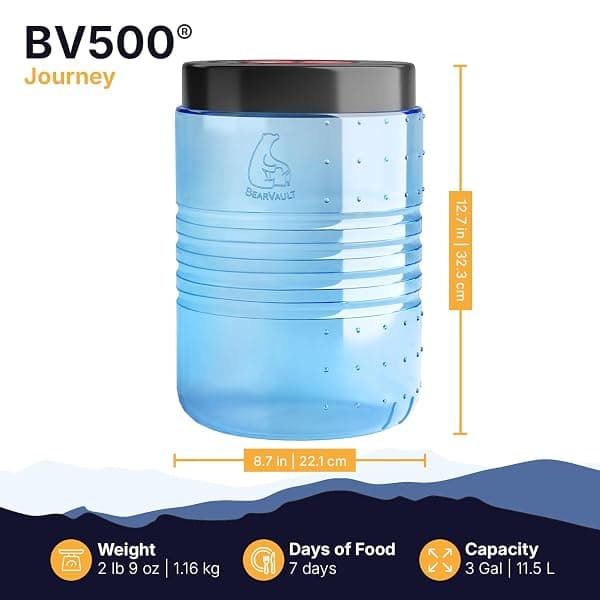BearVault BV500 Journey Bear Canister, XL — view 2 of 4