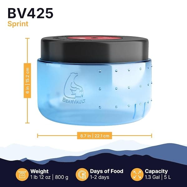 BearVault BV425 Sprint Bear Canister, Small — view 2 of 4