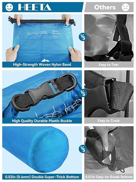 HEETA Roll-Top Dry Bag Backpack, 10 L — view 4 of 4