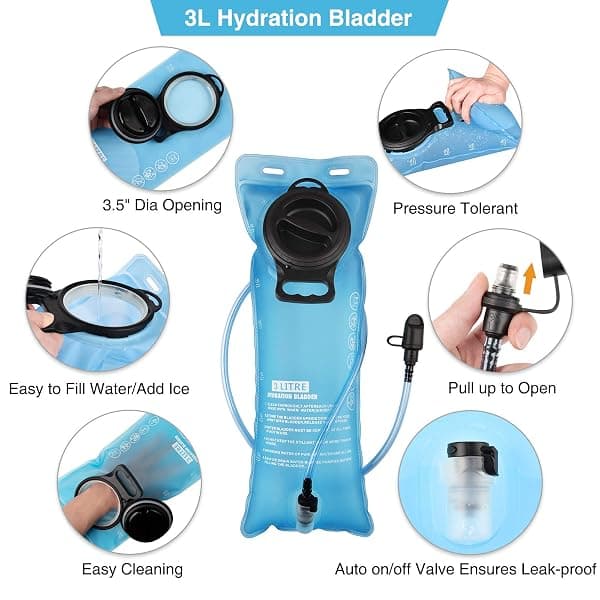 NOOLA Tactical Hydration Pack, 3 L Bladder — view 2 of 4