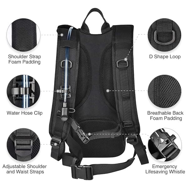 NOOLA Tactical Hydration Pack, 3 L Bladder — view 4 of 4