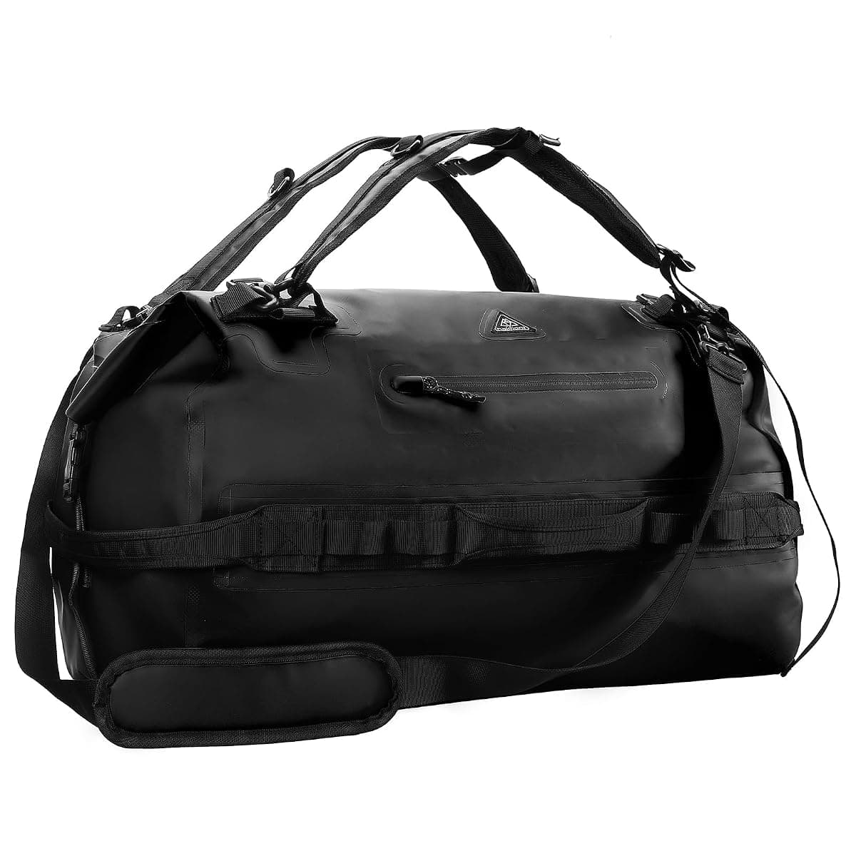 Haimont Roll-Top Dry Duffel Backpack, 60 L, Black