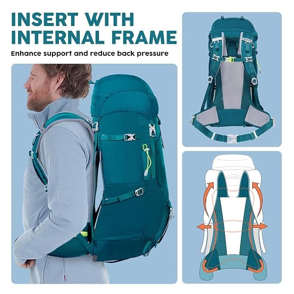 N NEVO RHINO Internal Frame Hiking Backpack — view 2 of 4