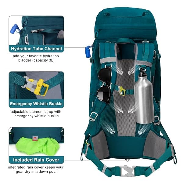 N NEVO RHINO Internal Frame Hiking Backpack — view 4 of 4