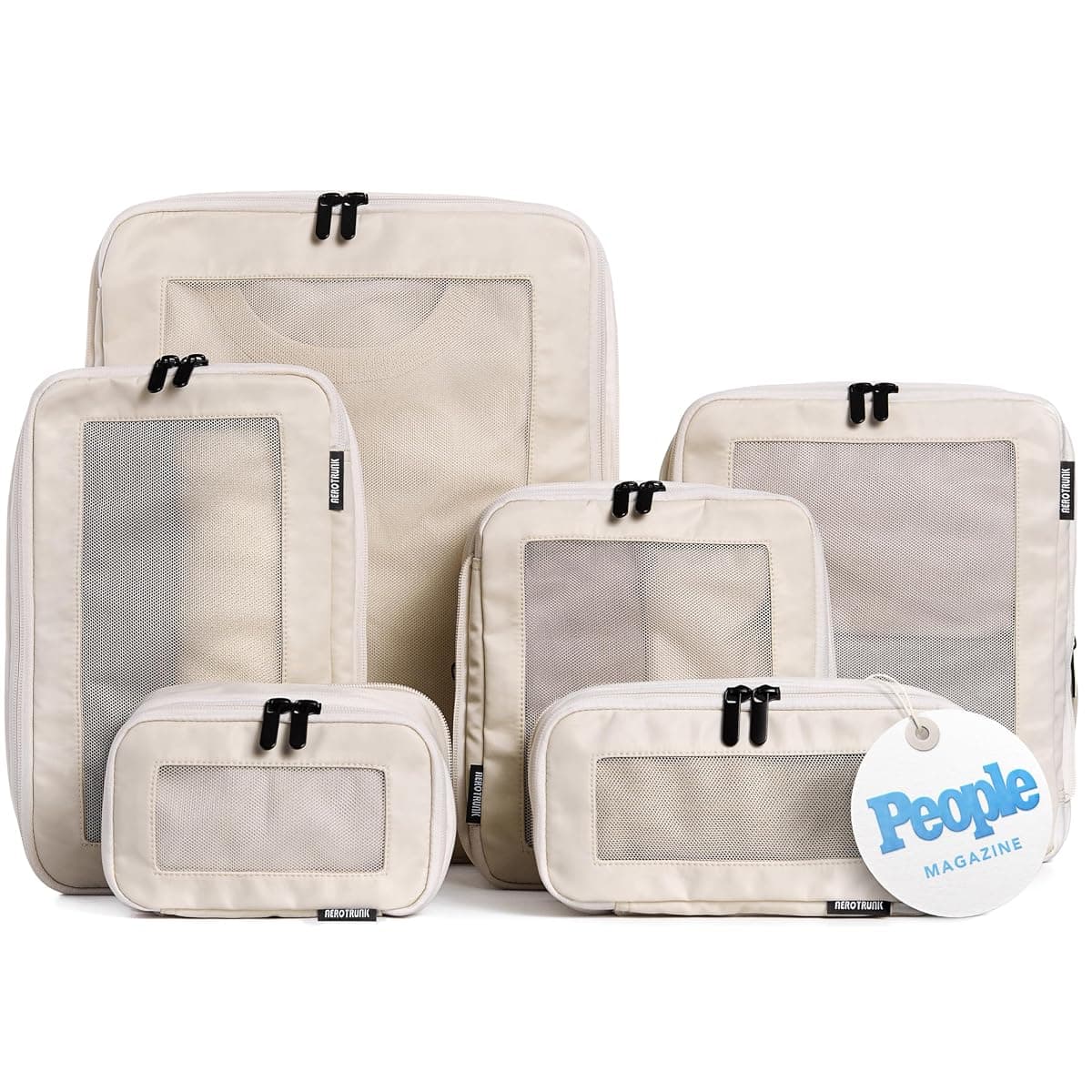 Aerotrunk Compression Packing Cubes, 6-Pack
