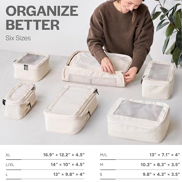 Aerotrunk Compression Packing Cubes, 6-Pack — view 3 of 4