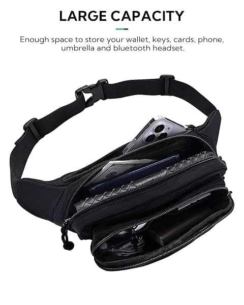 WATERFLY Fanny Pack, 2.5 L, Five Zip Pockets — view 4 of 4