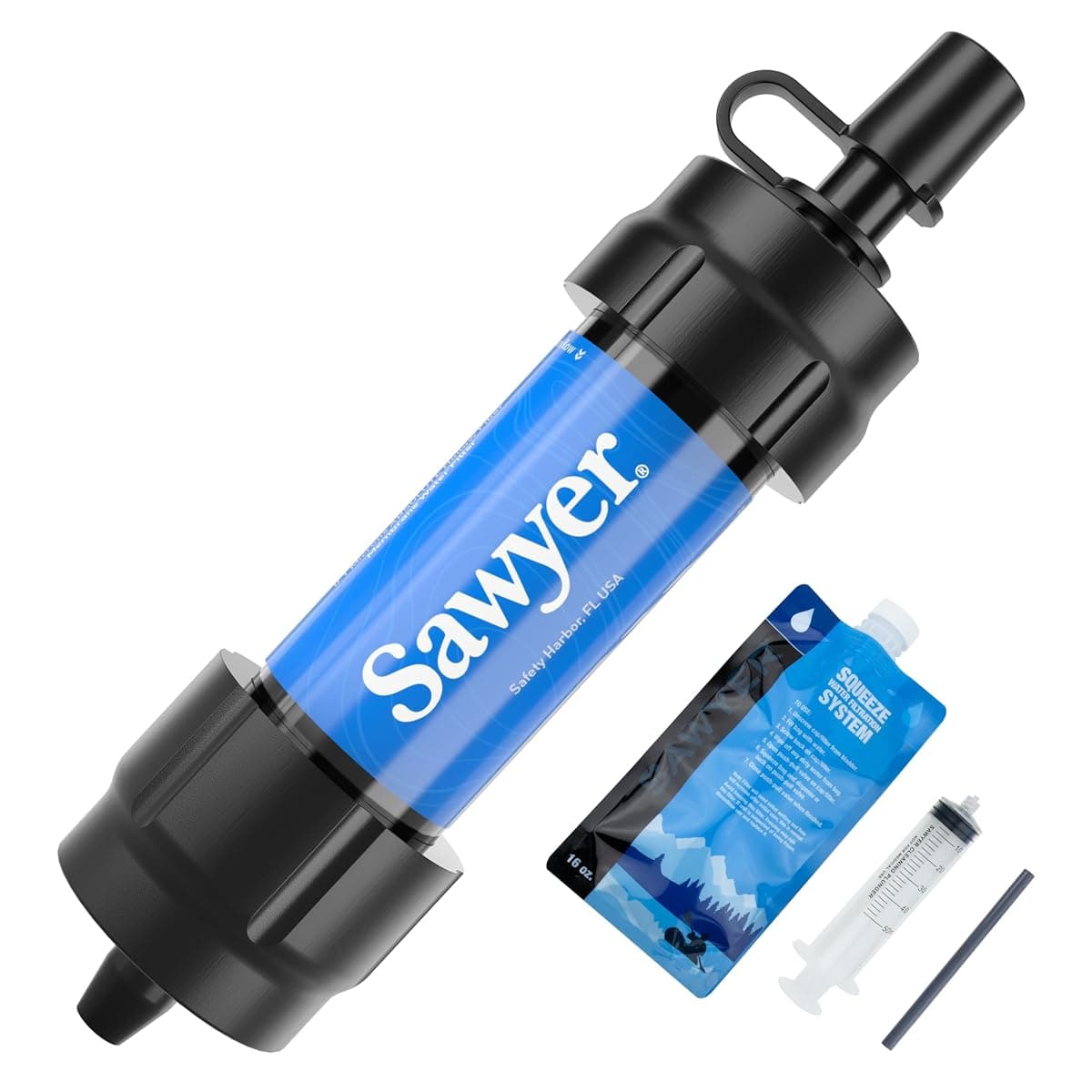 Sawyer MINI Water Filtration System, Blue