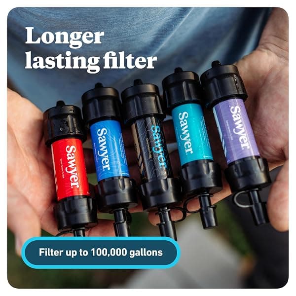 Sawyer MINI Water Filtration System, Blue — view 2 of 4