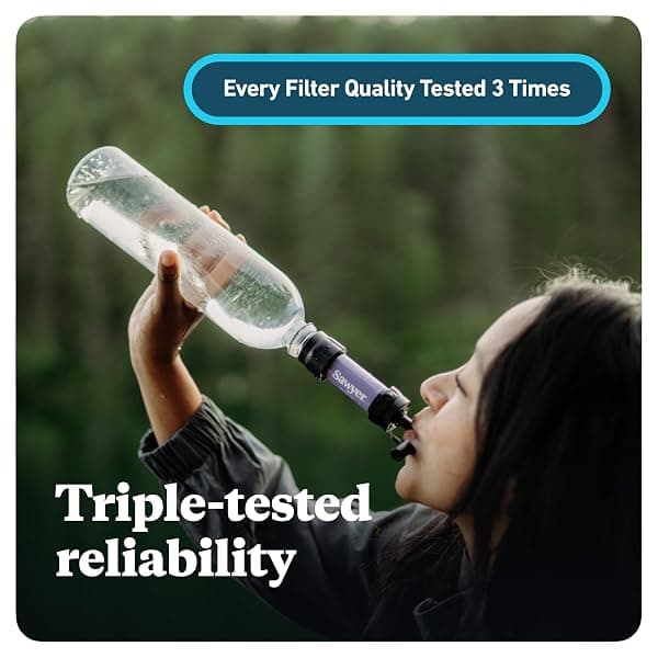 Sawyer MINI Water Filtration System, Blue — view 3 of 4