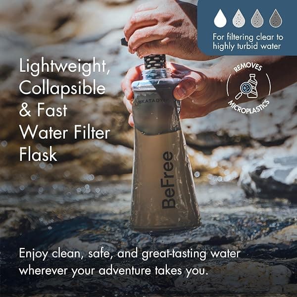 Katadyn BeFree AC Filter Bottle 1 L, Black — view 2 of 4