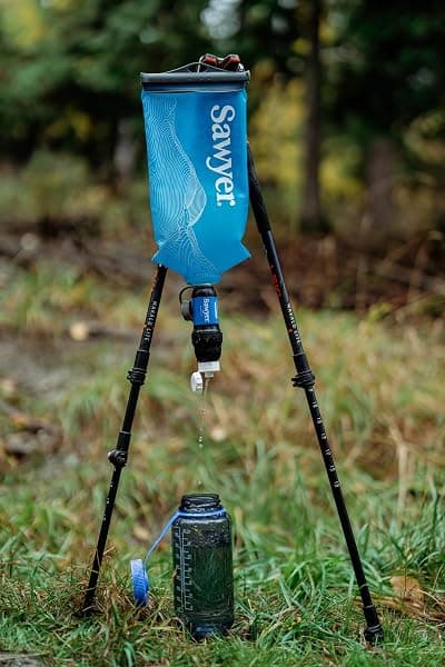 Sawyer Squeeze Filter, Cnoc 2 L Bladder, Blue — view 3 of 4