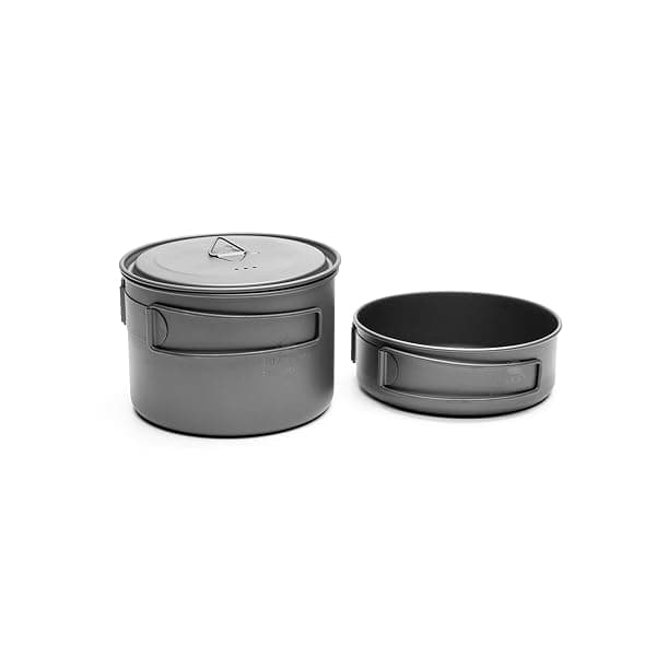 TOAKS Titanium Cookset, 800 ml Pot and 400 ml Pan — view 2 of 3
