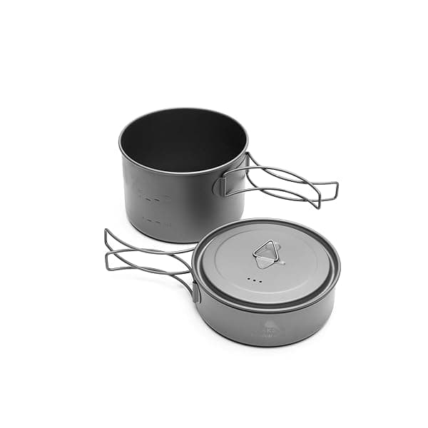 TOAKS Titanium Cookset, 800 ml Pot and 400 ml Pan — view 3 of 3