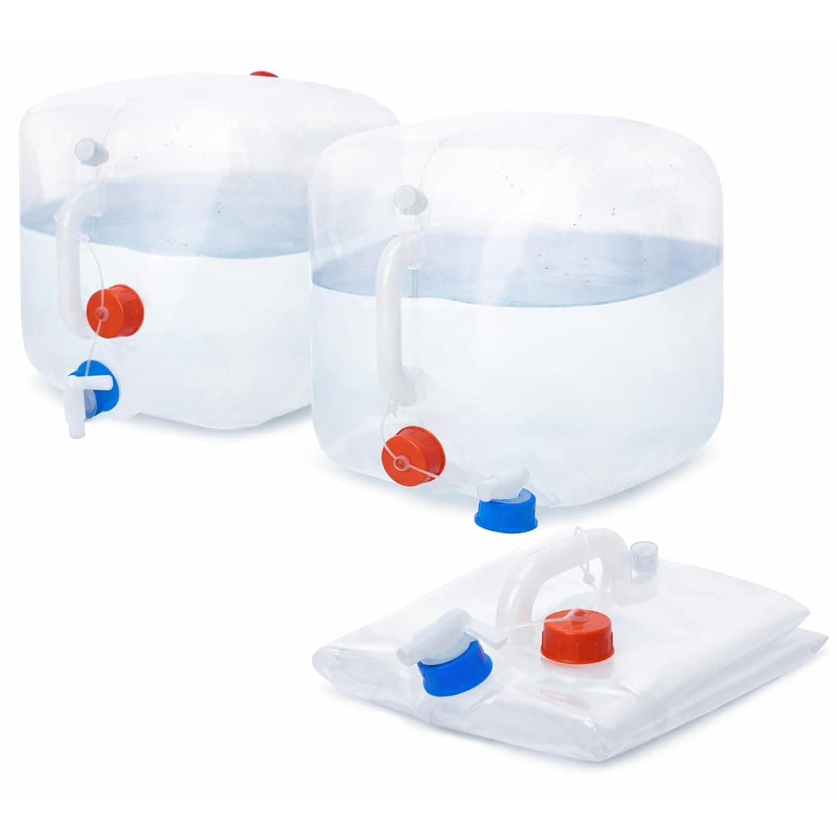 Gowithwind Collapsible Water Jug 5.3 Gal, 2-Pack