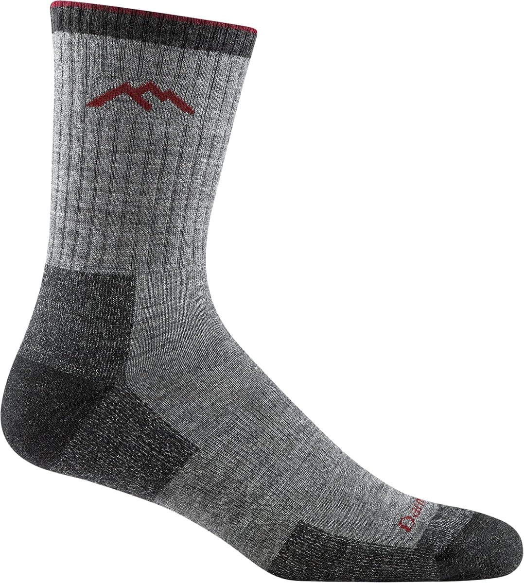 Darn Tough Hiker Micro Crew Sock, Charcoal, L