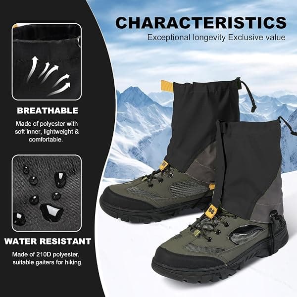 Uponauot Hiking Gaiters, One Size — view 2 of 4