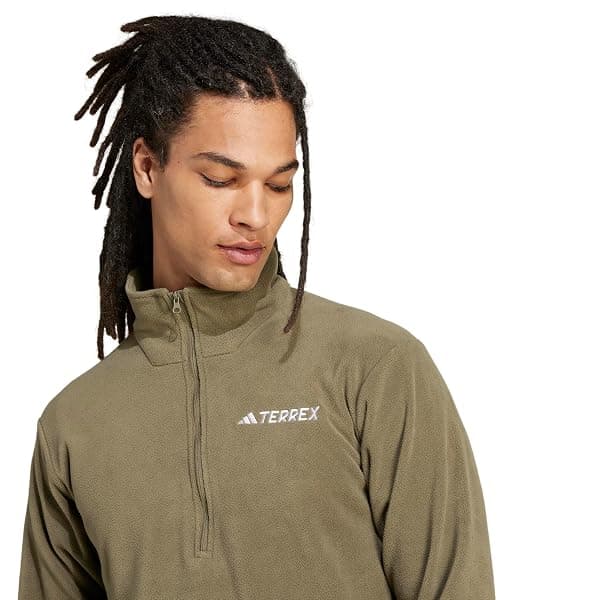adidas Terrex Half-Zip Fleece Jacket, 3XL — view 3 of 4