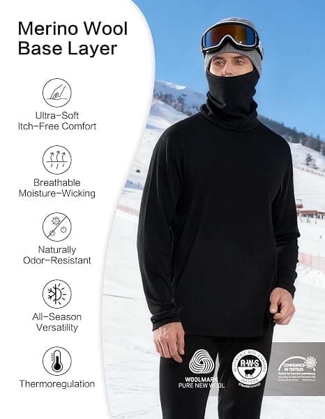 LEADHALO 250gsm Merino Base Layer Set, Large — view 2 of 4