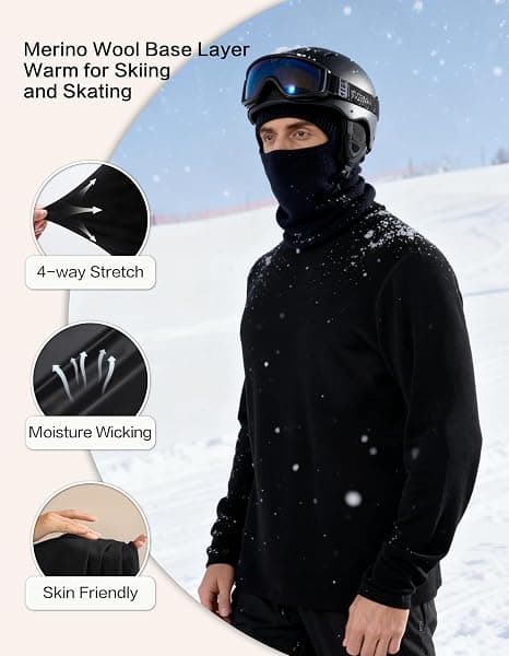LEADHALO 250gsm Merino Base Layer Set, Large — view 3 of 4