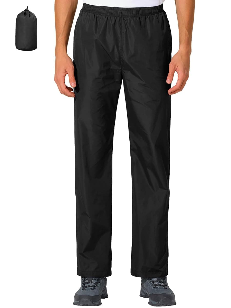 UIQUR Waterproof Rain Over Pants, Men's 32 x 30