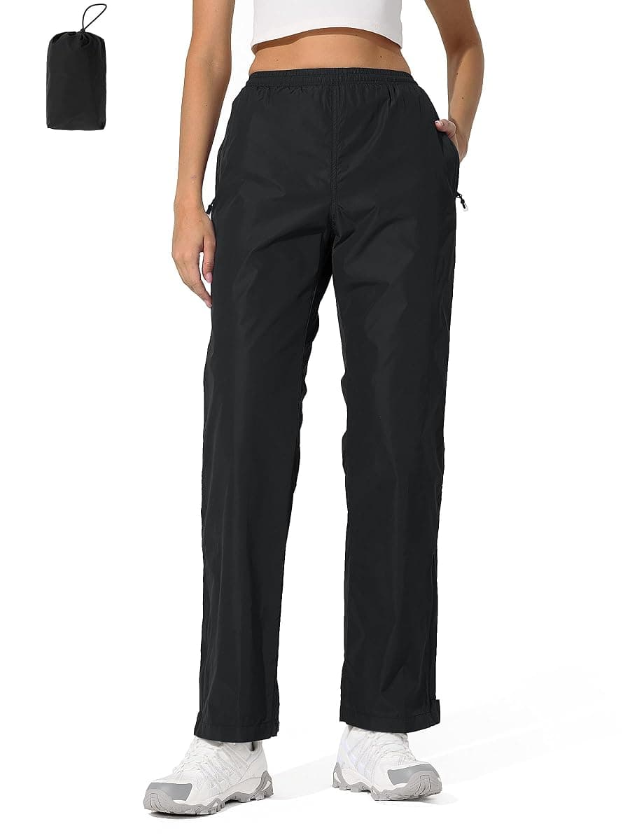 UIQUR Packable Rain Pants, Women's Medium