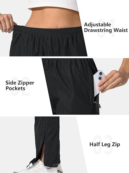 UIQUR Packable Rain Pants, Women's Medium — view 4 of 4