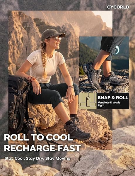 Cycorld Convertible Hiking Pants, Women's M — view 4 of 4