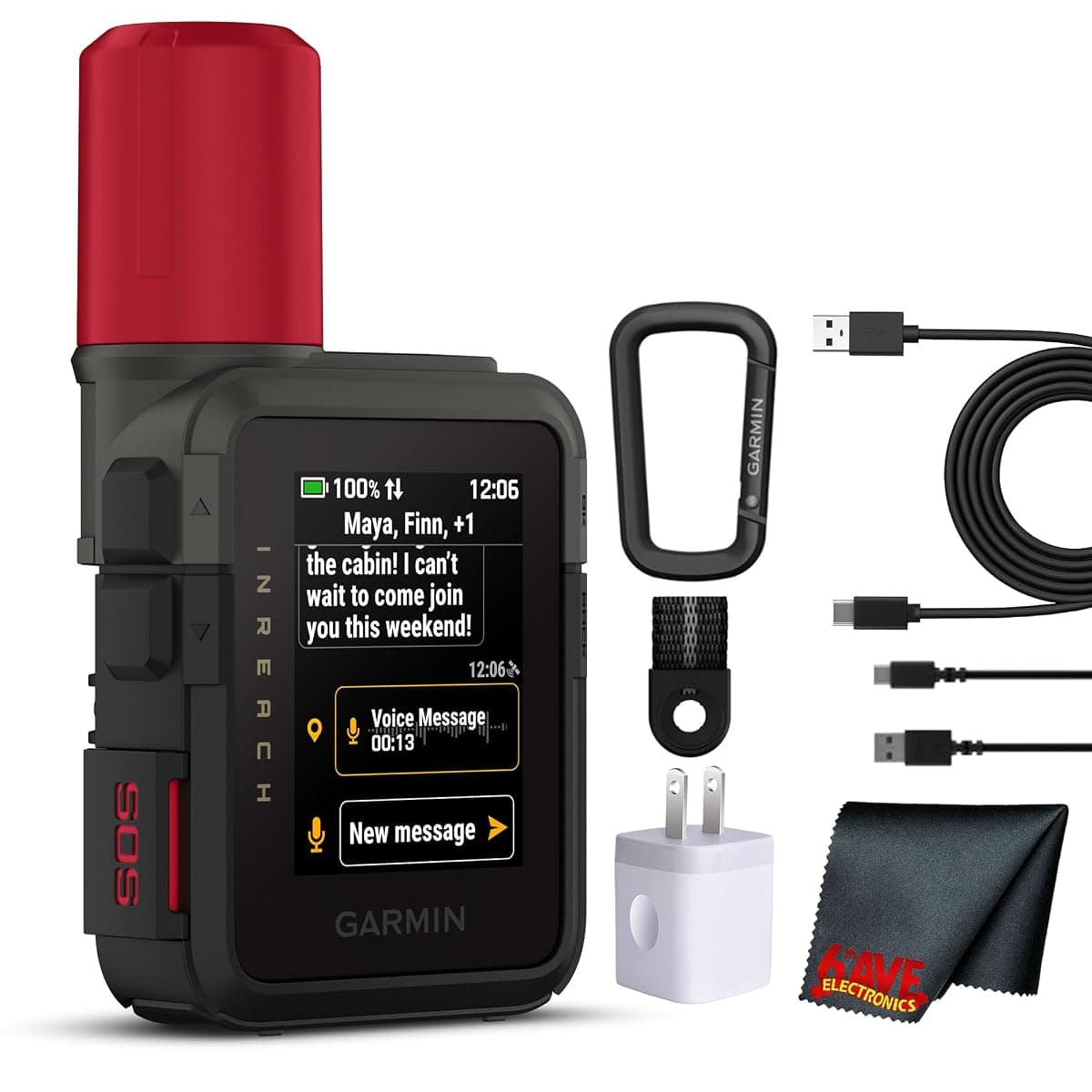 Garmin inReach Mini 3 Plus Touchscreen Bundle