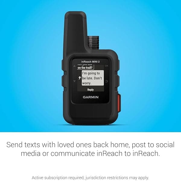Garmin inReach Mini 2 Communicator, Black — view 3 of 4