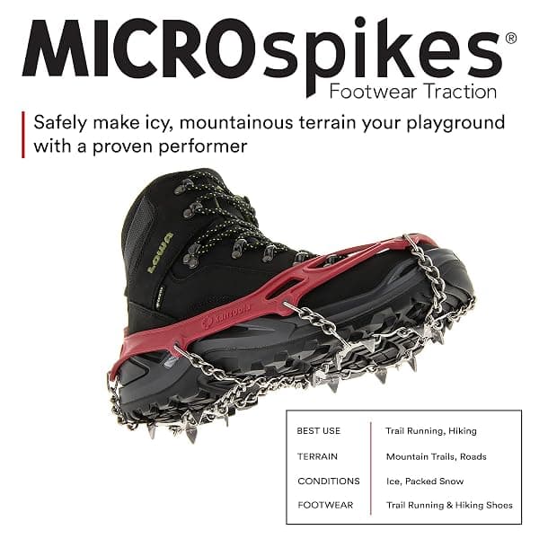Kahtoola MICROspikes Traction, Medium, Red — view 2 of 4