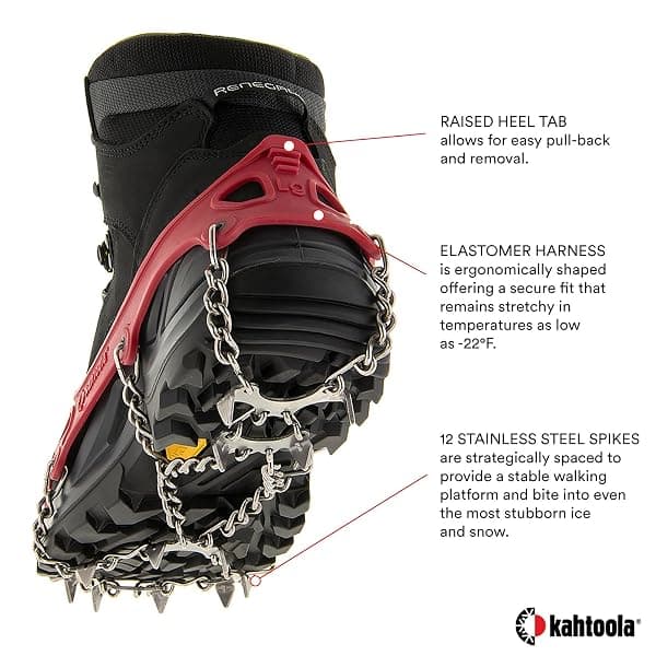 Kahtoola MICROspikes Traction, Medium, Red — view 4 of 4