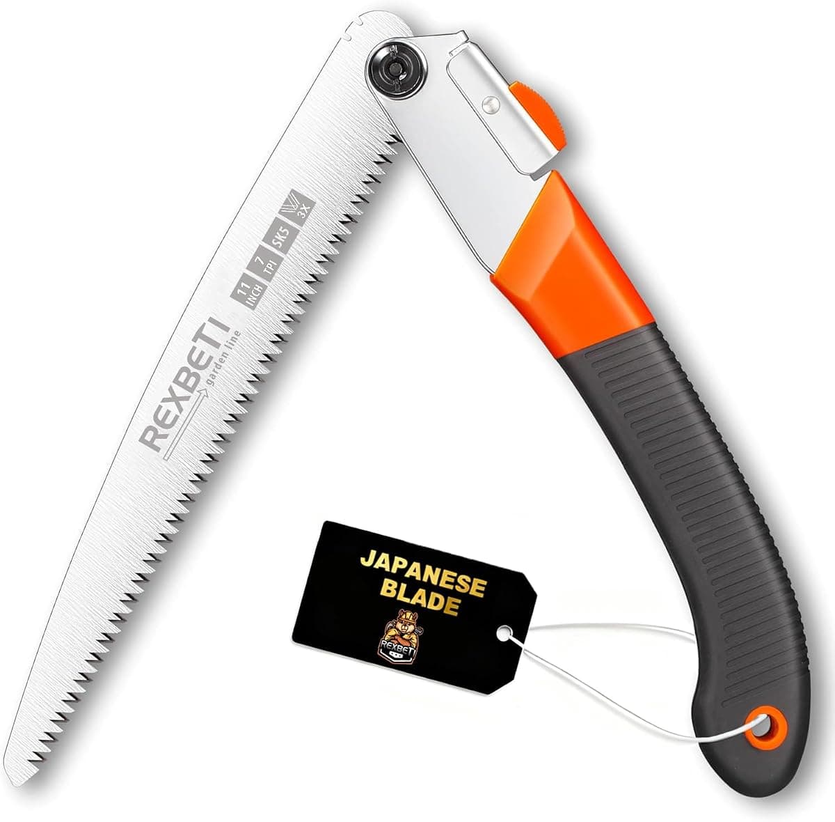 REXBETI Folding Saw, 11 in, SK-5 Steel Blade