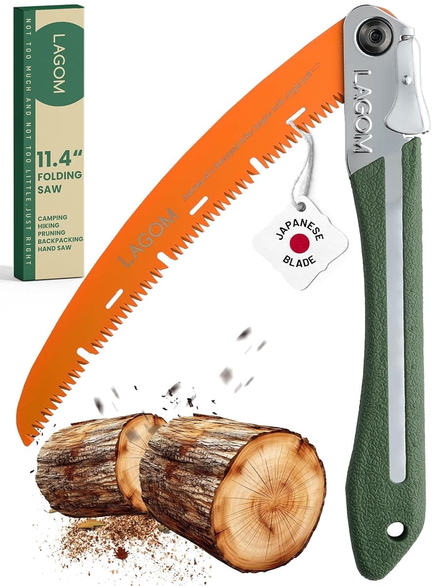 LAGOM Folding Pruning Saw, 11.4 in Curved