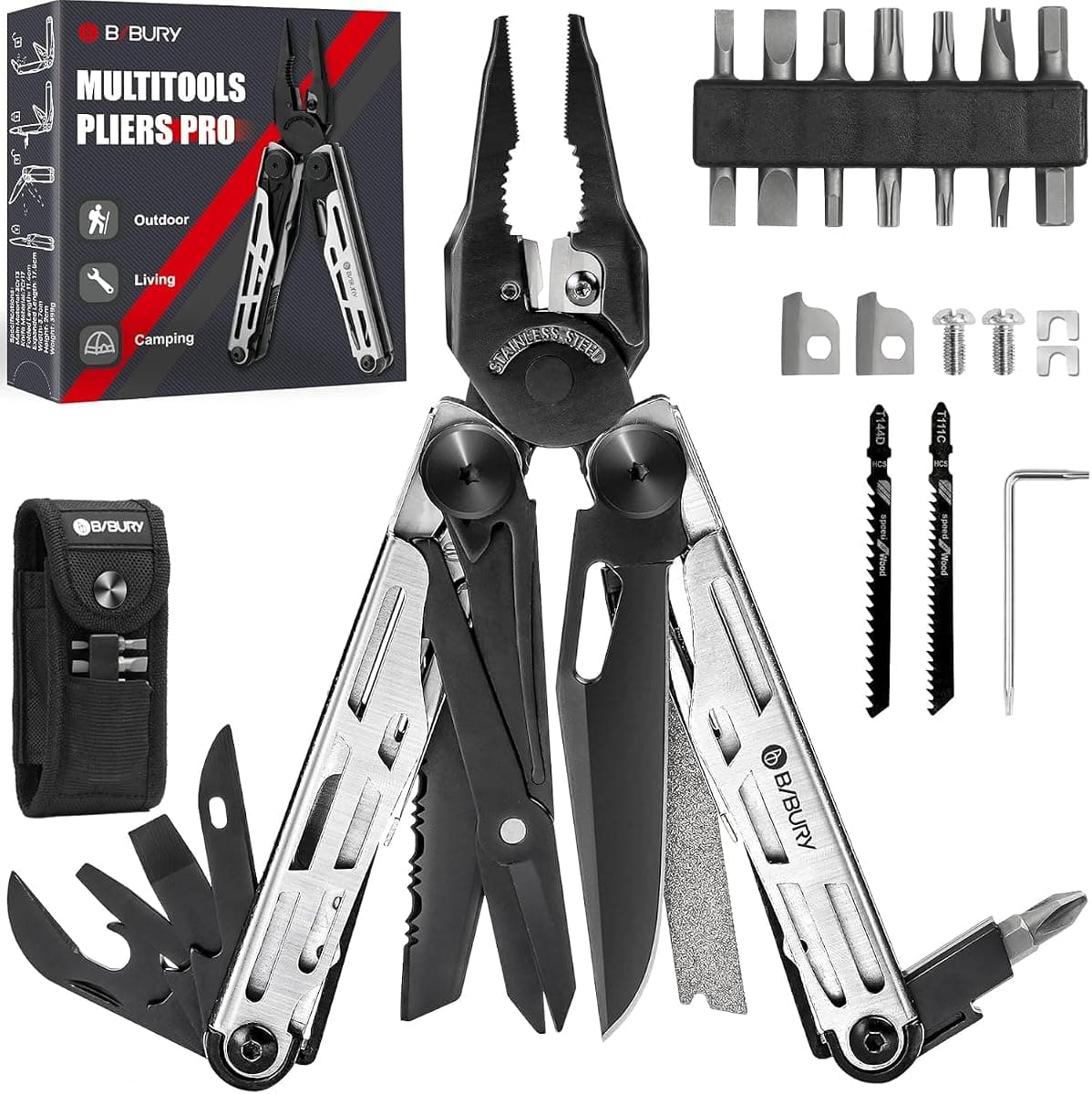 BIBURY 31-in-1 Multitool Pliers Pro, BI2045