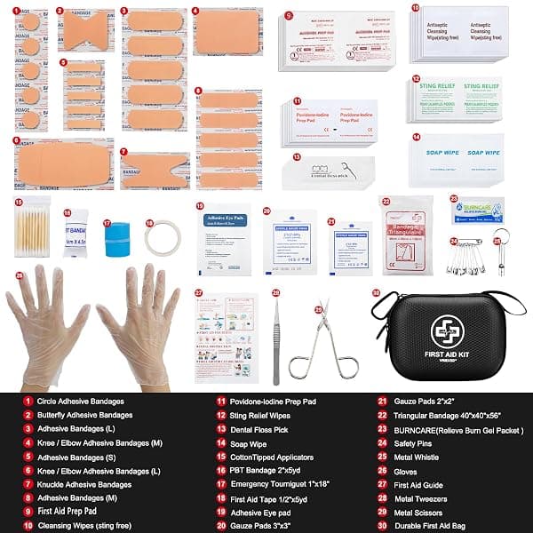 Vriexsd Mini First Aid Kit, 150 Pieces — view 3 of 4