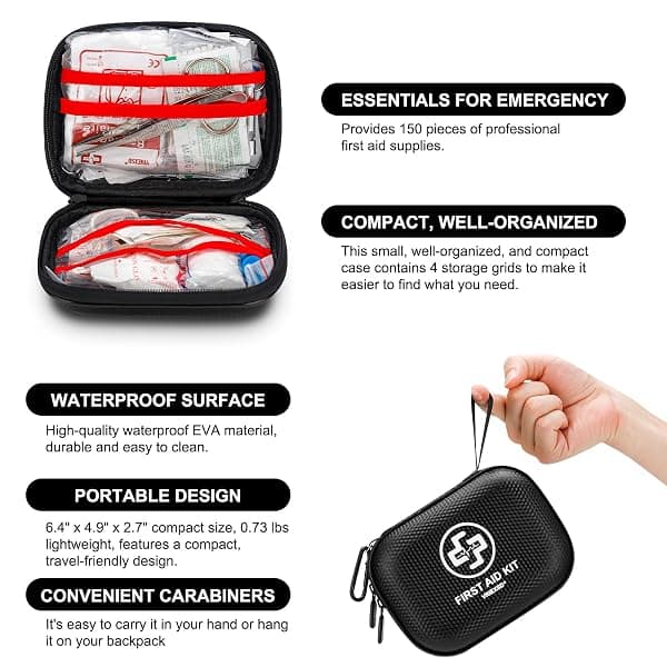 Vriexsd Mini First Aid Kit, 150 Pieces — view 4 of 4