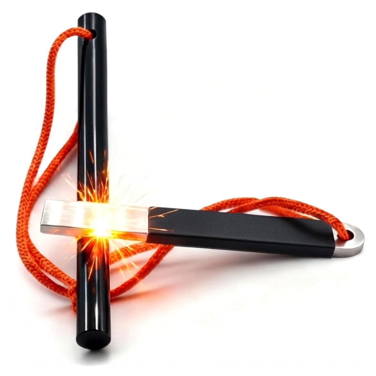 IWLUFK Ferro Rod Fire Starter, 4 in