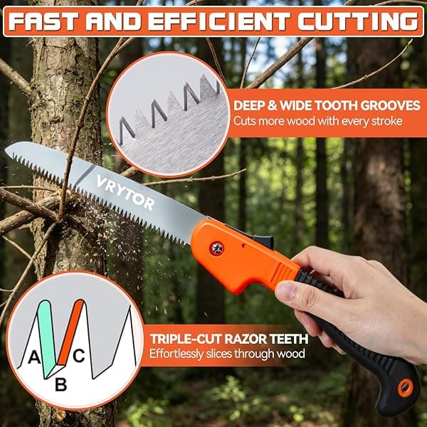 VRYTOR Folding Pruning Saw, 7 in — view 3 of 4