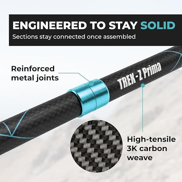Trekology Trek-Z Prima Carbon Poles, 100-120 cm — view 3 of 4