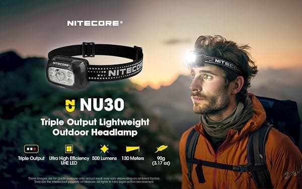 Nitecore NU30 Rechargeable Headlamp, 500 Lumens — view 2 of 4