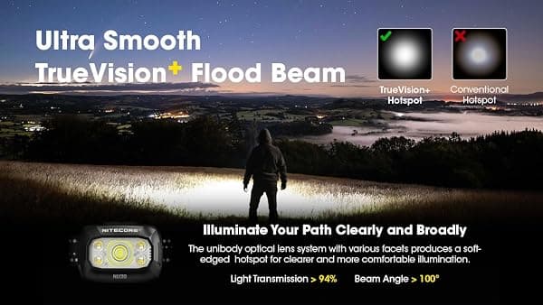 Nitecore NU30 Rechargeable Headlamp, 500 Lumens — view 3 of 4