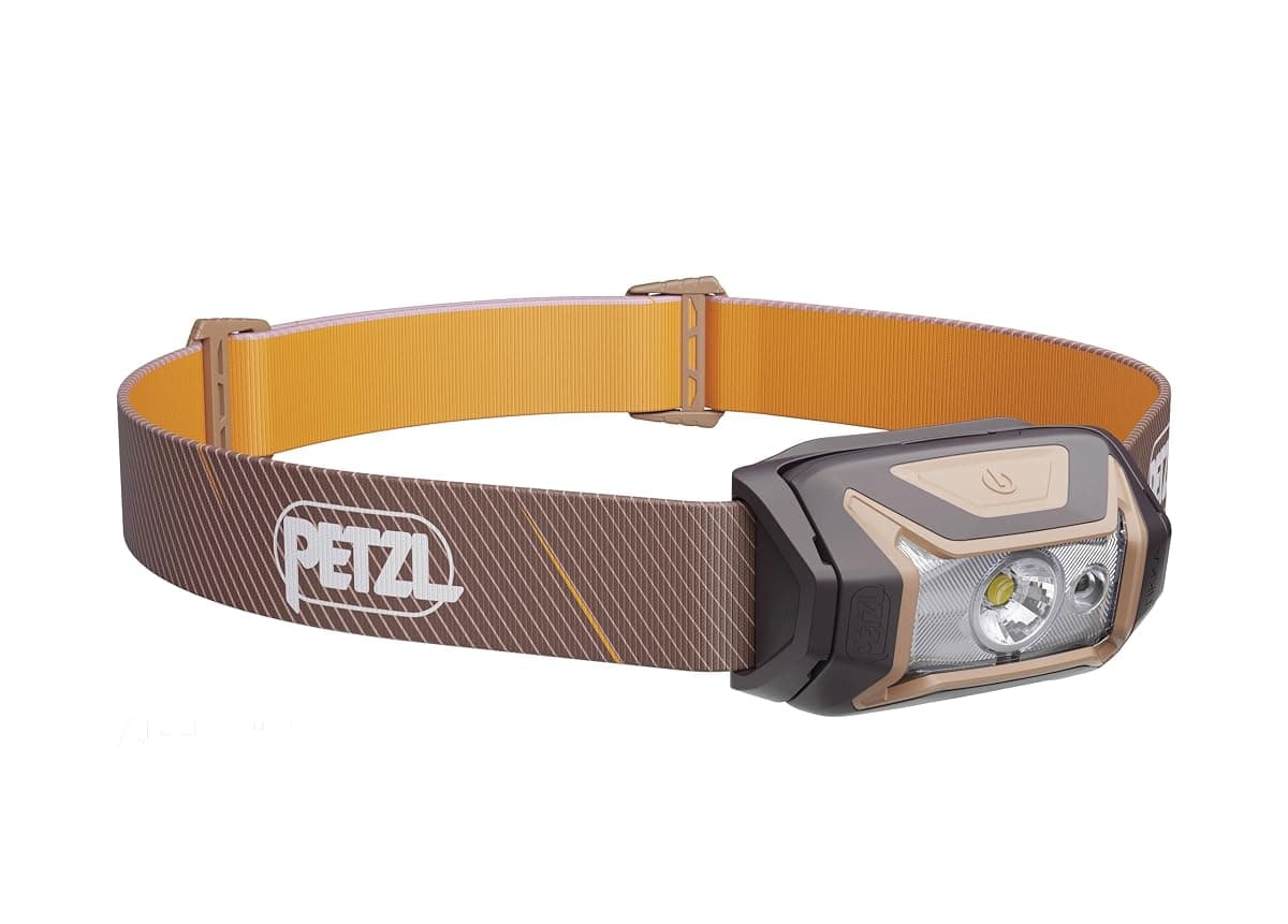 Petzl Tikka Headlamp, 350 Lumens, Brown