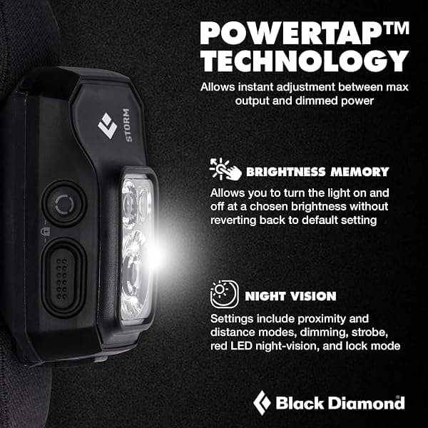 Black Diamond Storm 450 Headlamp, Black — view 3 of 4