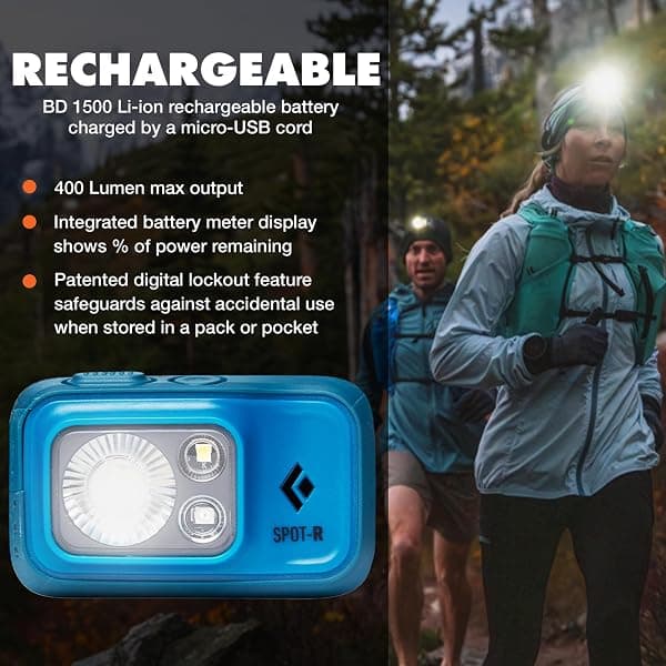 Black Diamond Spot 400-R Headlamp, Azul — view 2 of 4